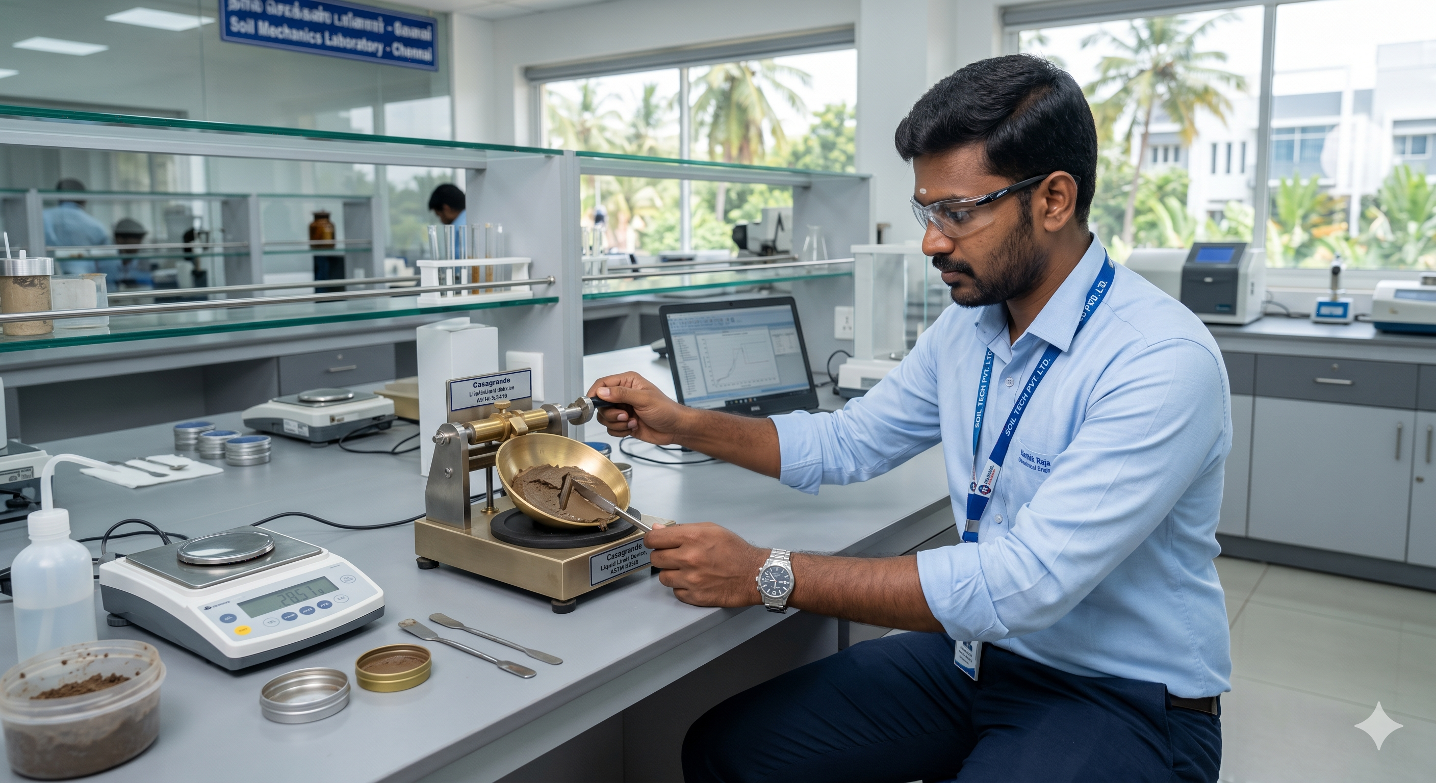 Atterberg Limits Test Apparatus